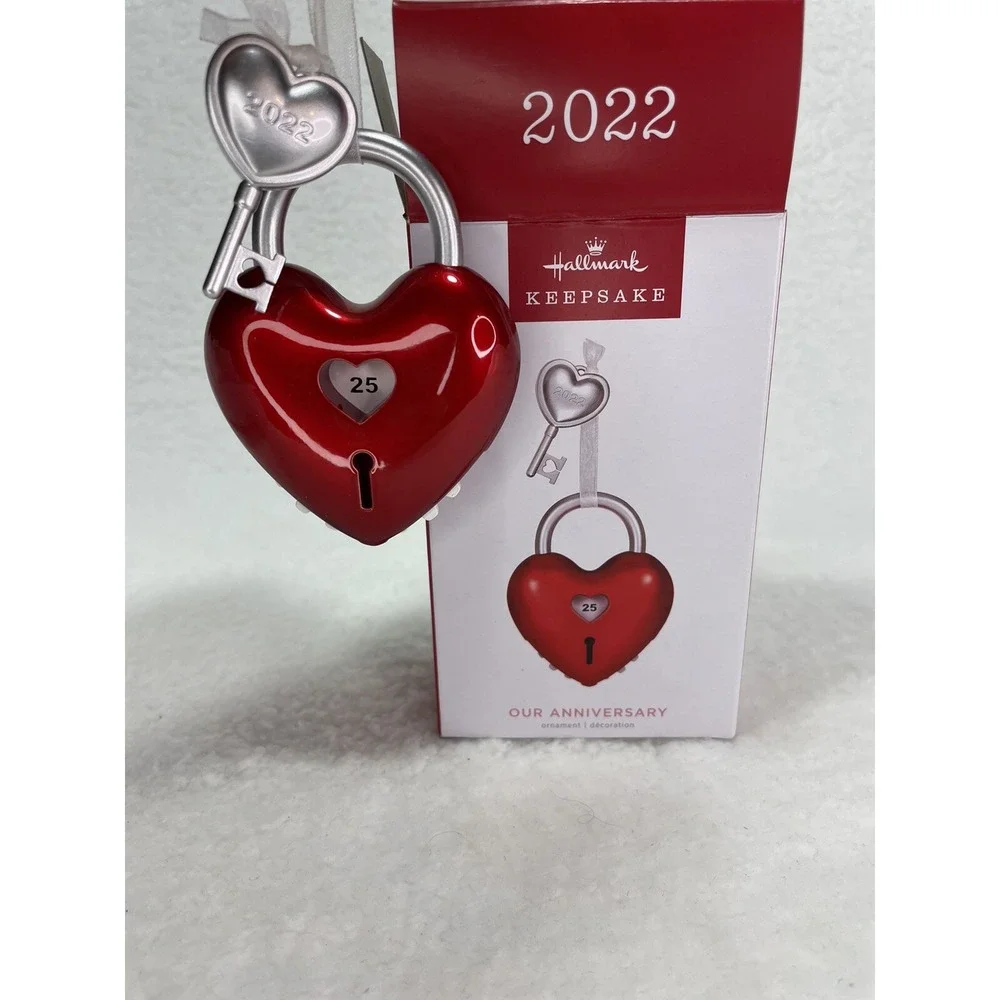 Hallmark Keepsake 2022 Our Anniversary Ornament NIB (Dial Turns To Count Years).